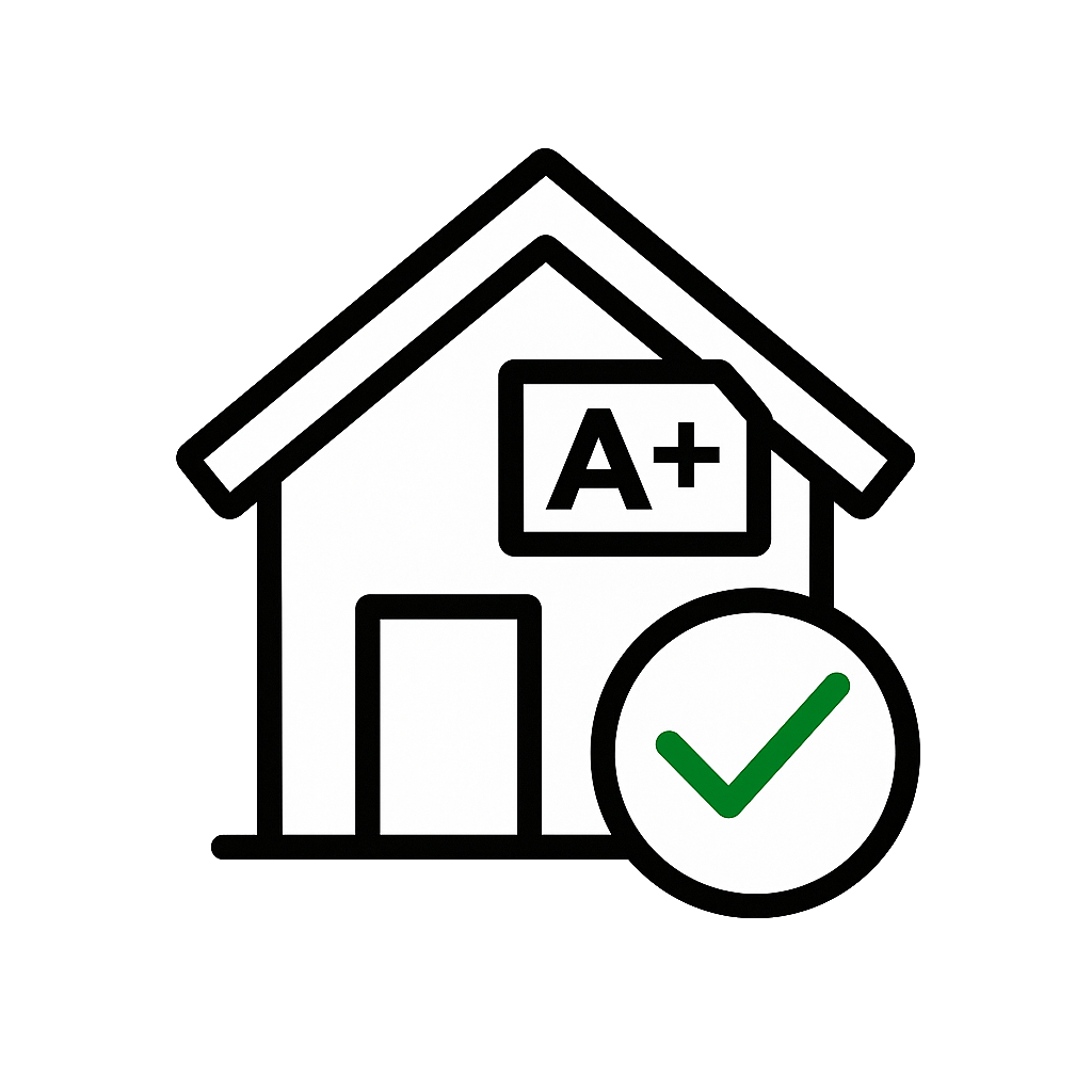 Ikon for energimerking av boliger